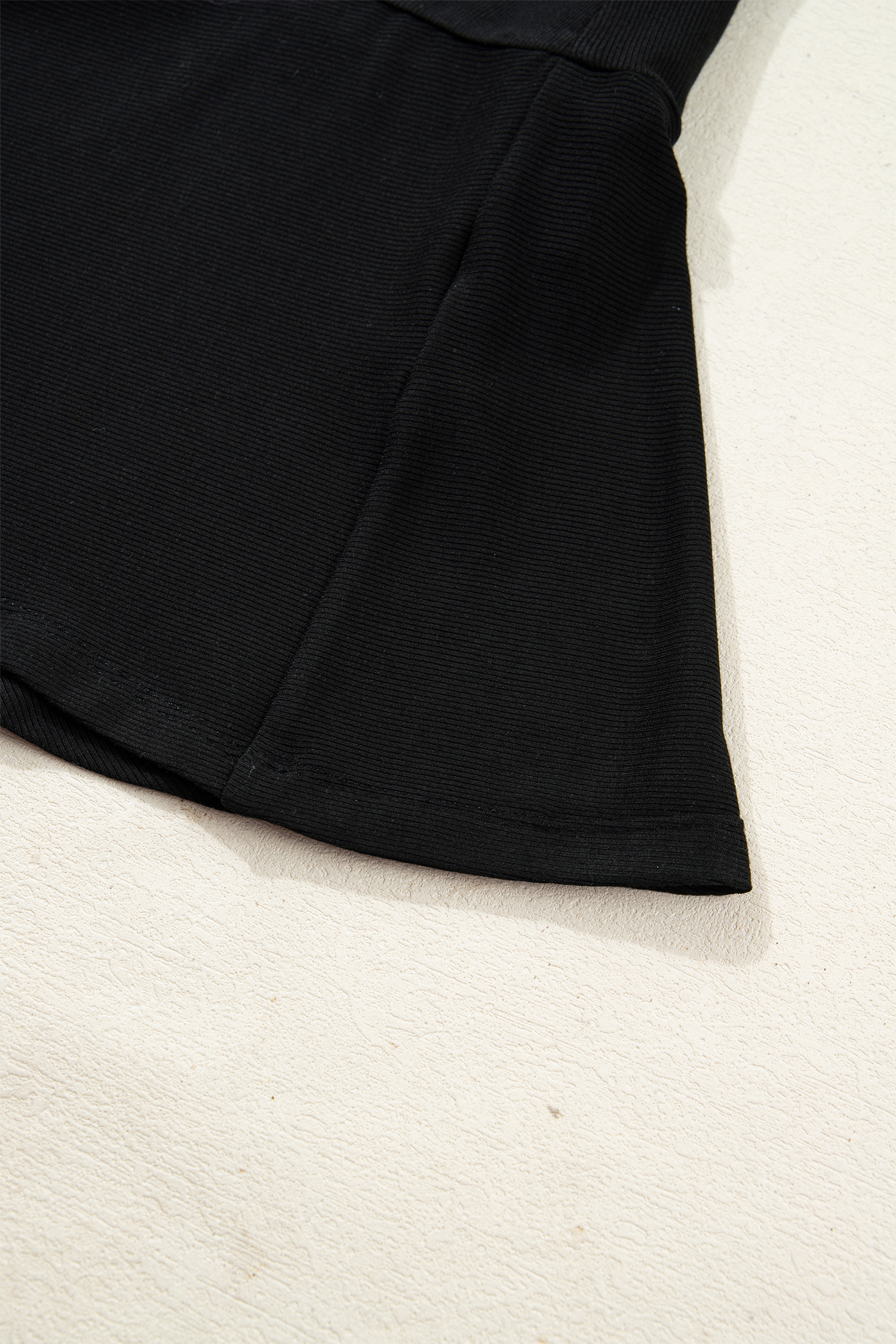 Women's Black Stripe Detail Polo Dress – Casual Short Sleeve Mini Dress for Summer Outings - Detail View 10 Women's Black Stripe Detail Polo Dress – Casual Short Sleeve Mini Dress for Summer Outings - Detail View 10