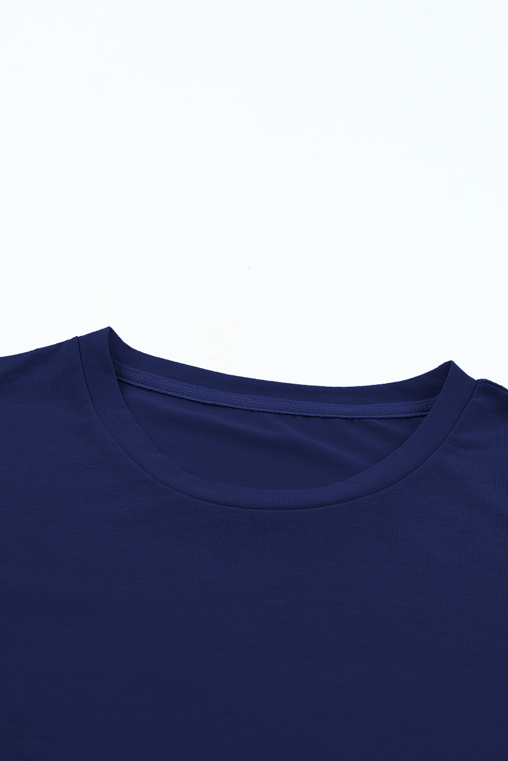 Women's Comfortable Summer Tee, Soft Cotton Blend Casual Top - Detail View 9 Women's Comfortable Summer Tee, Soft Cotton Blend Casual Top - Detail View 9
