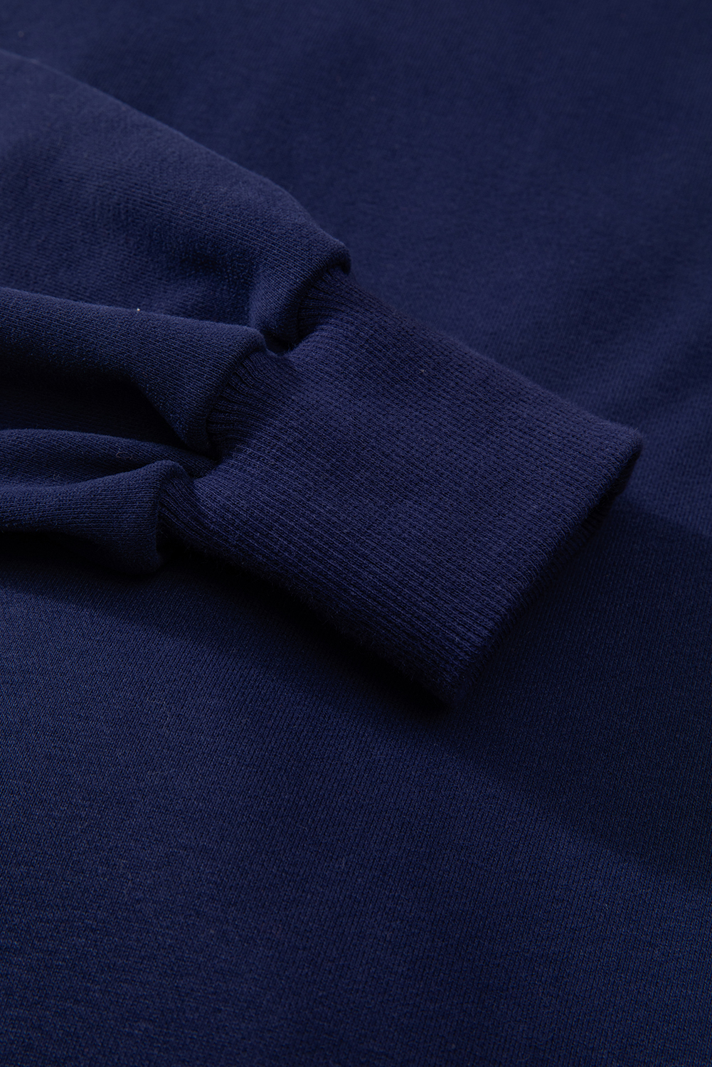 Stylish High Low Hem Sweatshirt for Women - Navy Blue O Neck Long Sleeve - Detail View 18 Stylish High Low Hem Sweatshirt for Women - Navy Blue O Neck Long Sleeve - Detail View 18