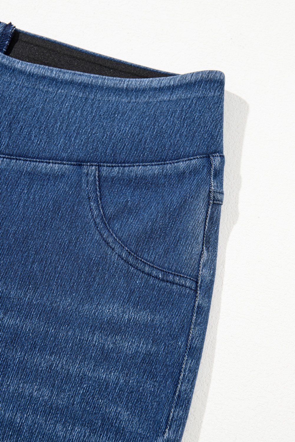 Stylish and Practical Dark Blue Jeggings with Ankle Length and Mid Waist - Perfect for Daily Wear - Detail View 13 Stylish and Practical Dark Blue Jeggings with Ankle Length and Mid Waist - Perfect for Daily Wear - Detail View 13