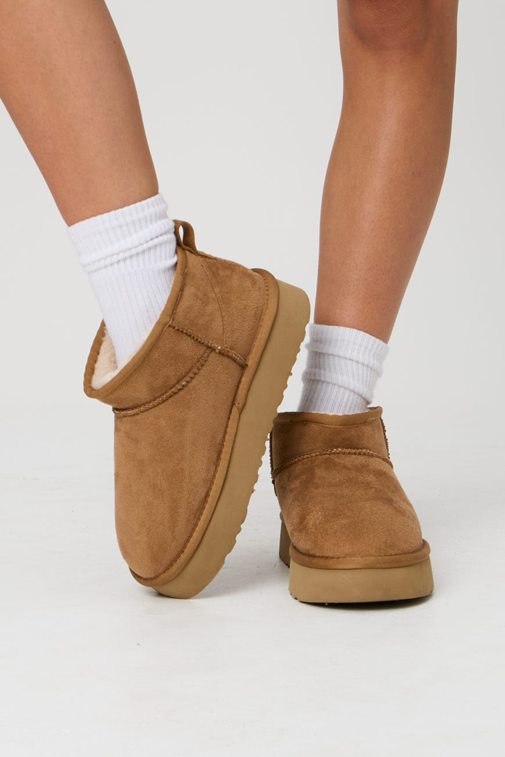 Women's Cozy Winter Boots, Solid Casual Ankle Shoes - Detail View 9 Women's Cozy Winter Boots, Solid Casual Ankle Shoes - Detail View 9