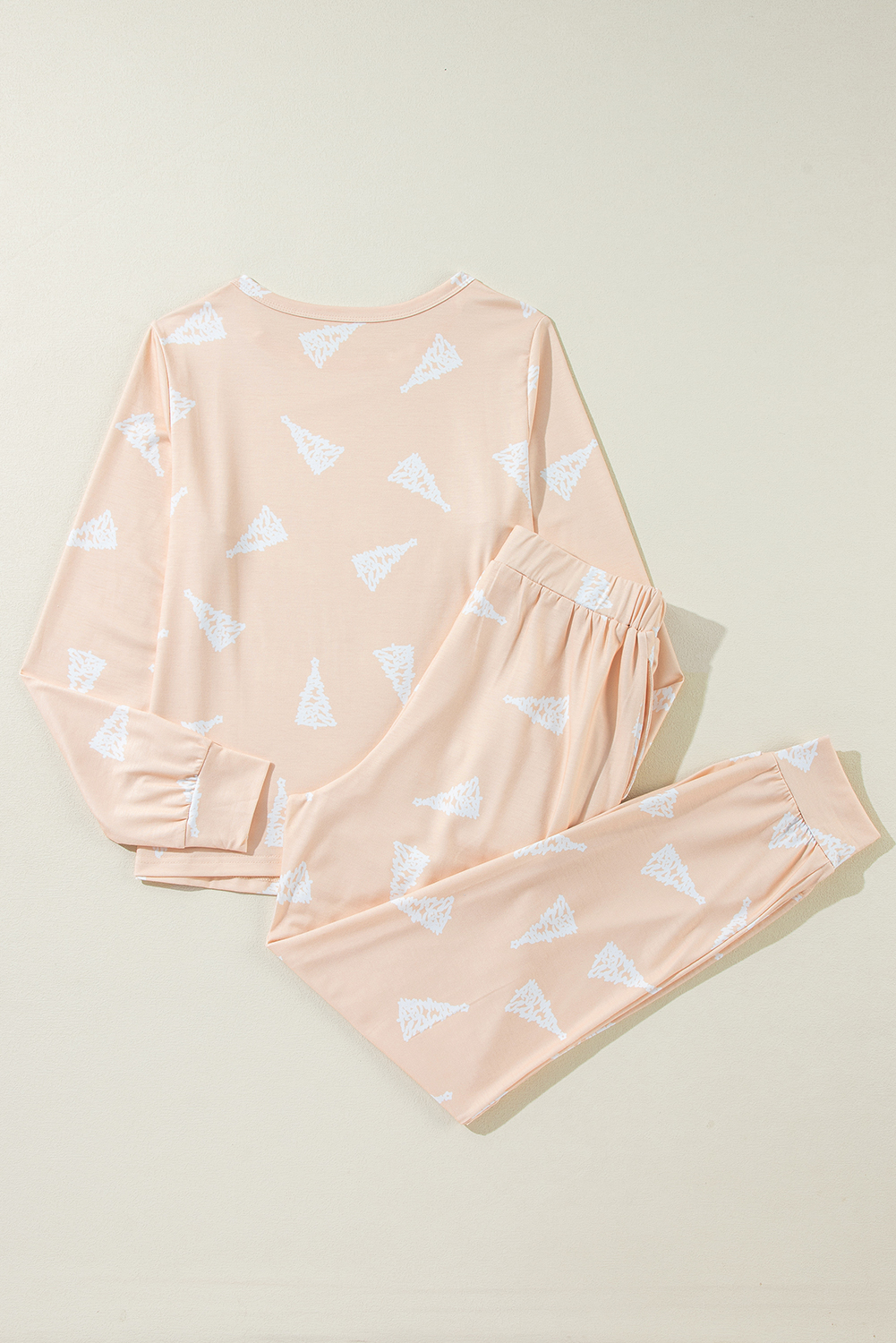 Festive and Cozy Christmas Tree Printed Pajama Set for Women - Detail View 7 Festive and Cozy Christmas Tree Printed Pajama Set for Women - Detail View 7