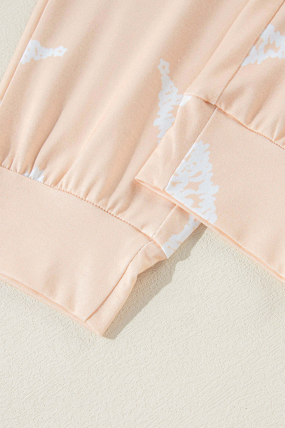 Soft and Breathable Lounge Wear for Holiday Season - Apricot Christmas Tree Print - Detail View 13 Soft and Breathable Lounge Wear for Holiday Season - Apricot Christmas Tree Print - Detail View 13