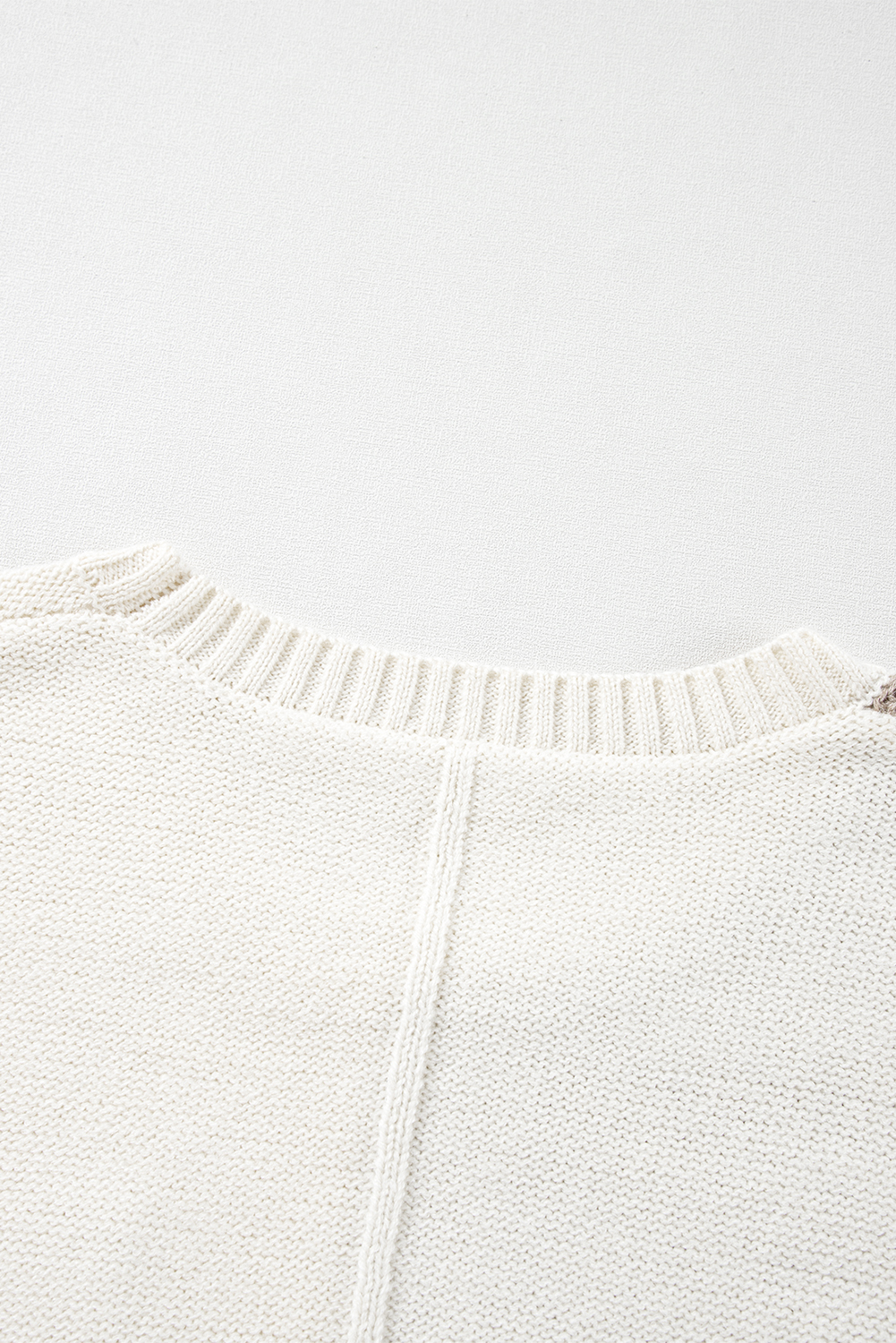 Casual Cable Knit Sweater, Vineyard Green Colorblock Pullover - Detail View 14 Casual Cable Knit Sweater, Vineyard Green Colorblock Pullover - Detail View 14