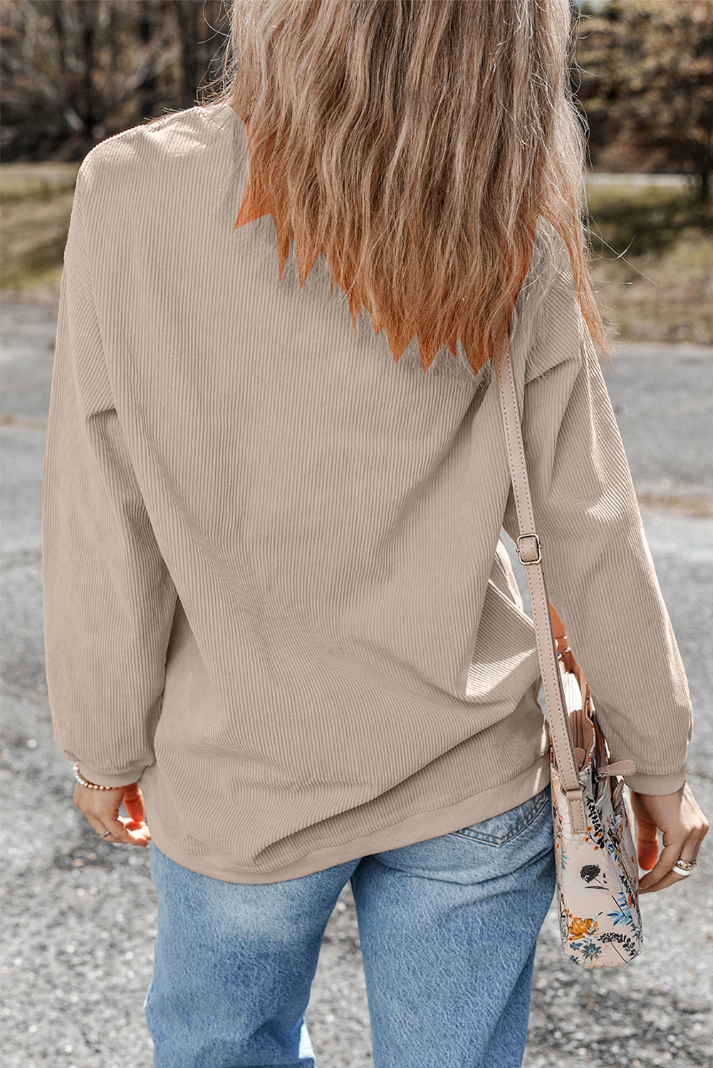 Casual and Comfortable Western-Themed Sweatshirt with Cowboy Boots Graphic - Detail View 3 Casual and Comfortable Western-Themed Sweatshirt with Cowboy Boots Graphic - Detail View 3
