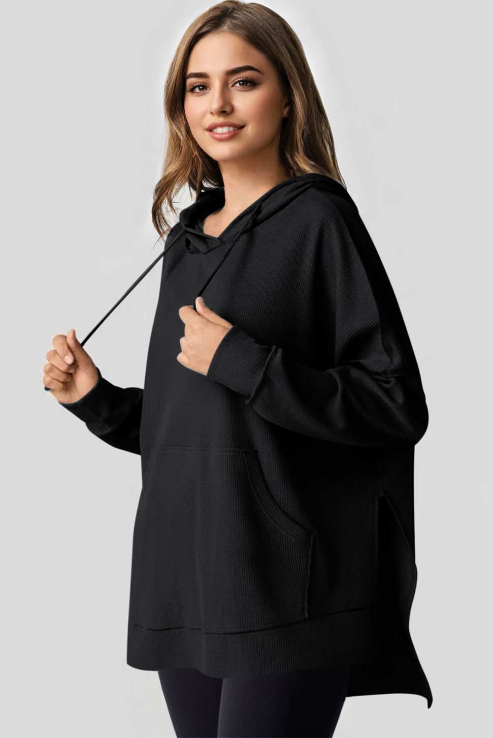 Warm and Comfortable Women's Hoodie: Versatile for Fall and Winter - Detail View 3 Warm and Comfortable Women's Hoodie: Versatile for Fall and Winter - Detail View 3