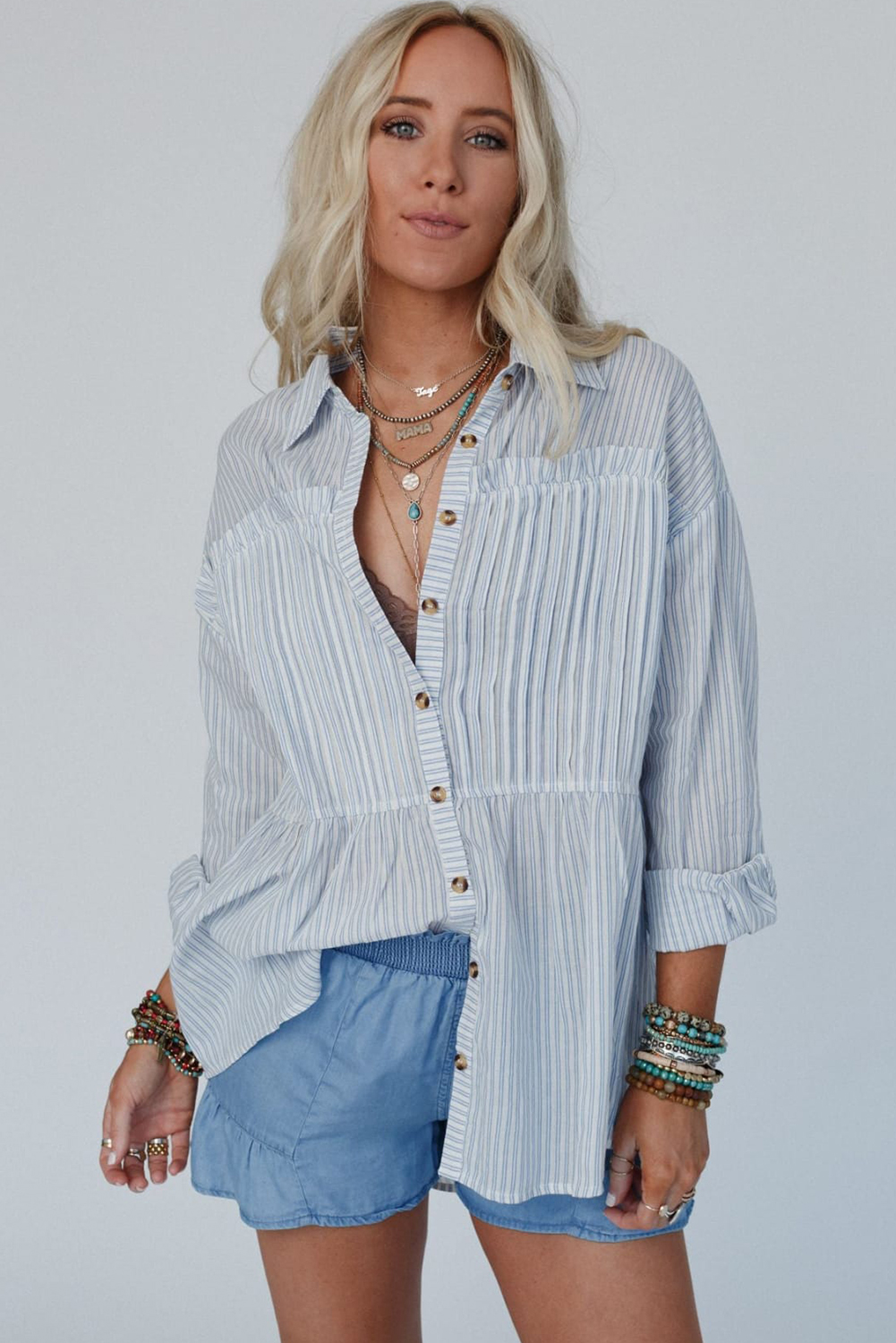 Sophisticated Long Sleeve Shirt - Perfect for Daily Wear - Detail View 8 Sophisticated Long Sleeve Shirt - Perfect for Daily Wear - Detail View 8