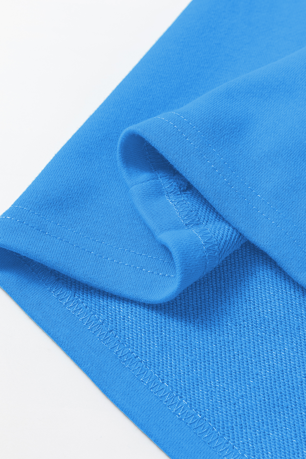 Women's Sweatshirt, Sky Blue, Drop Shoulder, Long Sleeve, Basic, Casual, Comfortable, Classic Crew Neck, Everyday Wear, Minimalist Design, Versatile Styling, Cotton Blend, Tops, Sweatshirts & Hoodies - Detail View 12 Women's Sweatshirt, Sky Blue, Drop Shoulder, Long Sleeve, Basic, Casual, Comfortable, Classic Crew Neck, Everyday Wear, Minimalist Design, Versatile Styling, Cotton Blend, Tops, Sweatshirts & Hoodies - Detail View 12
