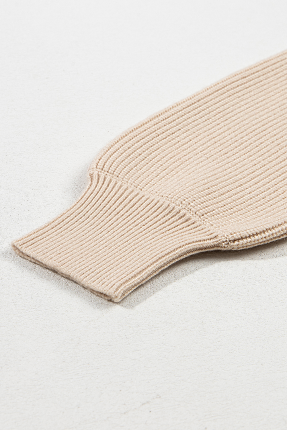 Elegant Apricot Knit Sweater, Women's Backless Detail Top - Detail View 12 Elegant Apricot Knit Sweater, Women's Backless Detail Top - Detail View 12