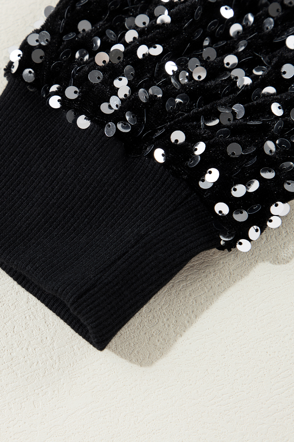 Add a Touch of Glamour to Your Outfit with This Black Sequined Blouse - Detail View 13 Add a Touch of Glamour to Your Outfit with This Black Sequined Blouse - Detail View 13