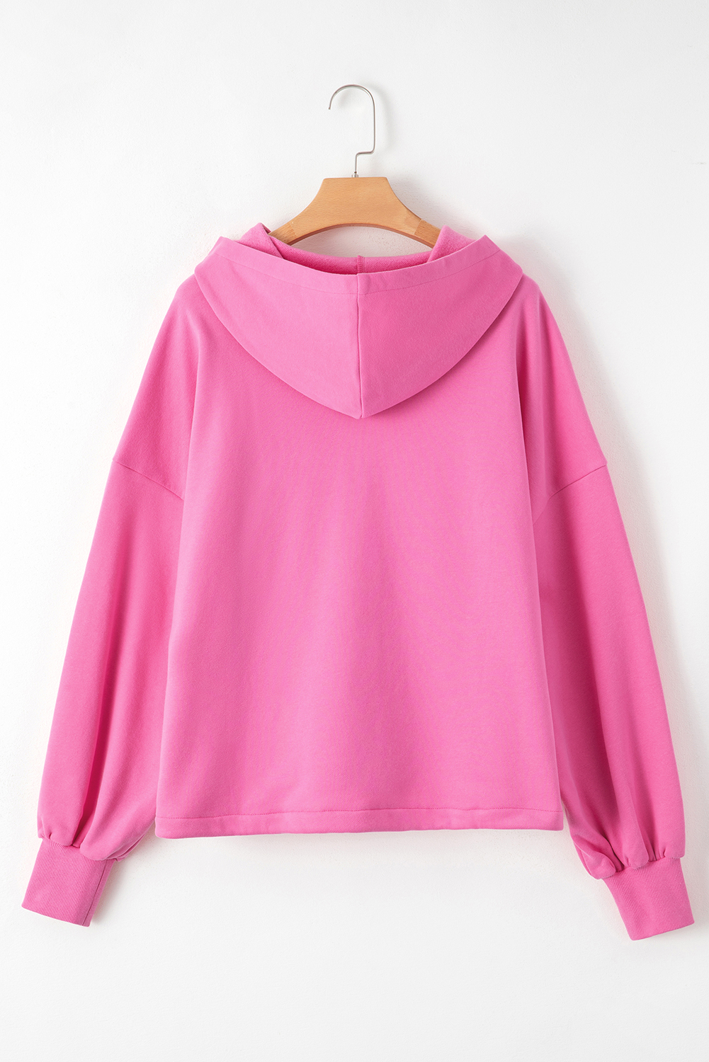 Women's Hoodie, Bonbon Color, Fleece Lined, Half Zipper, Kangaroo Pockets, Casual Style, Daily Wear, Solid Color, Long Sleeve, Comfortable, Versatile, Winter Fashion, Tops, Sweatshirts & Hoodies - Detail View 8 Women's Hoodie, Bonbon Color, Fleece Lined, Half Zipper, Kangaroo Pockets, Casual Style, Daily Wear, Solid Color, Long Sleeve, Comfortable, Versatile, Winter Fashion, Tops, Sweatshirts & Hoodies - Detail View 8