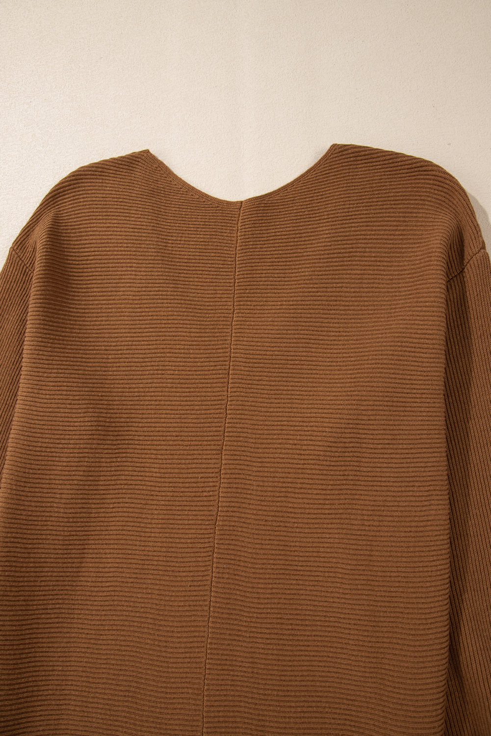 Casual Fall Sweater: Stylish Drop Sleeves and Flattering V Neck Design - Detail View 10 Casual Fall Sweater: Stylish Drop Sleeves and Flattering V Neck Design - Detail View 10