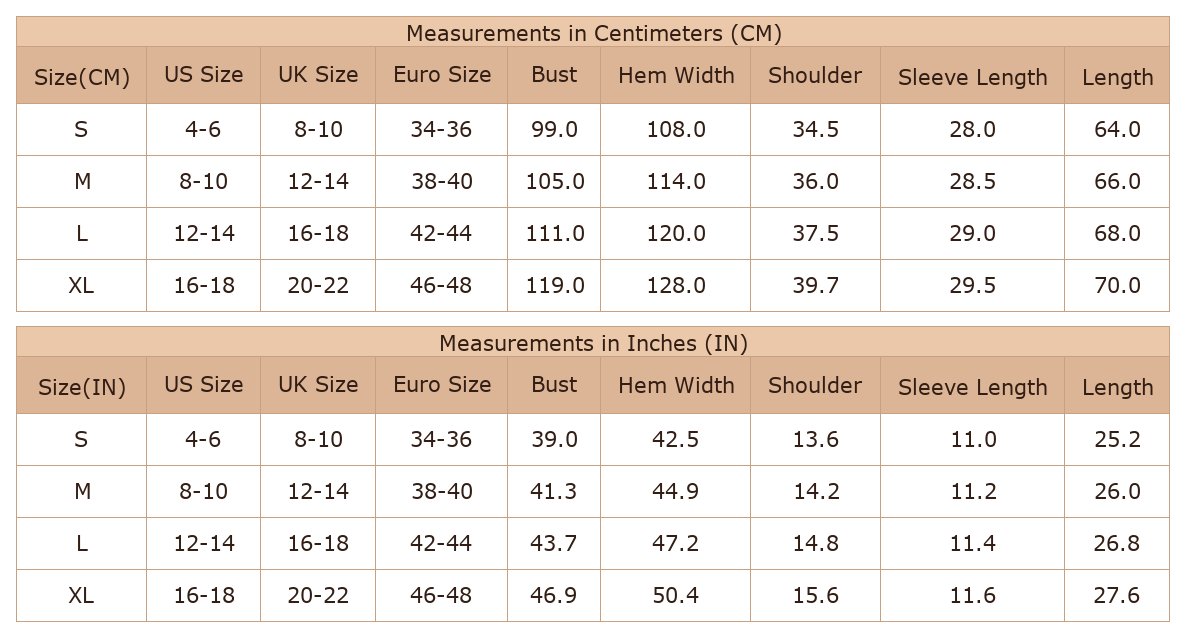 Women's Floral Puff Sleeve Top, Casual Beige Summer Blouse - Size Chart & Details Women's Floral Puff Sleeve Top, Casual Beige Summer Blouse - Size Chart & Details
