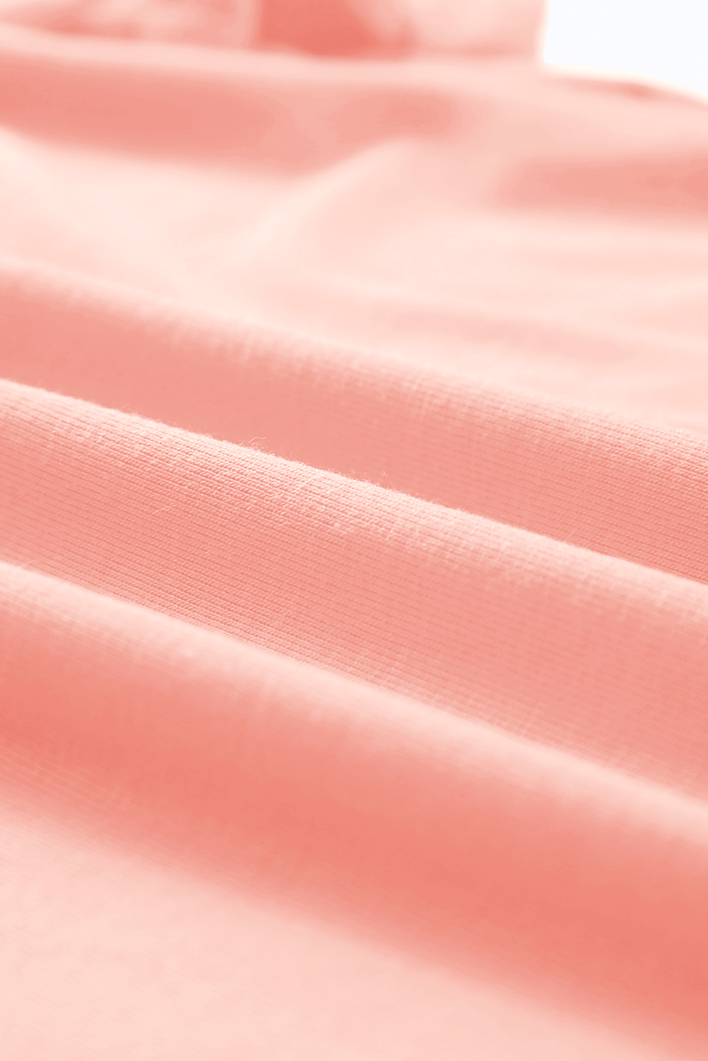 Solid Pink Round Neck T-Shirt, Everyday Casual Women's Tee - Detail View 8 Solid Pink Round Neck T-Shirt, Everyday Casual Women's Tee - Detail View 8