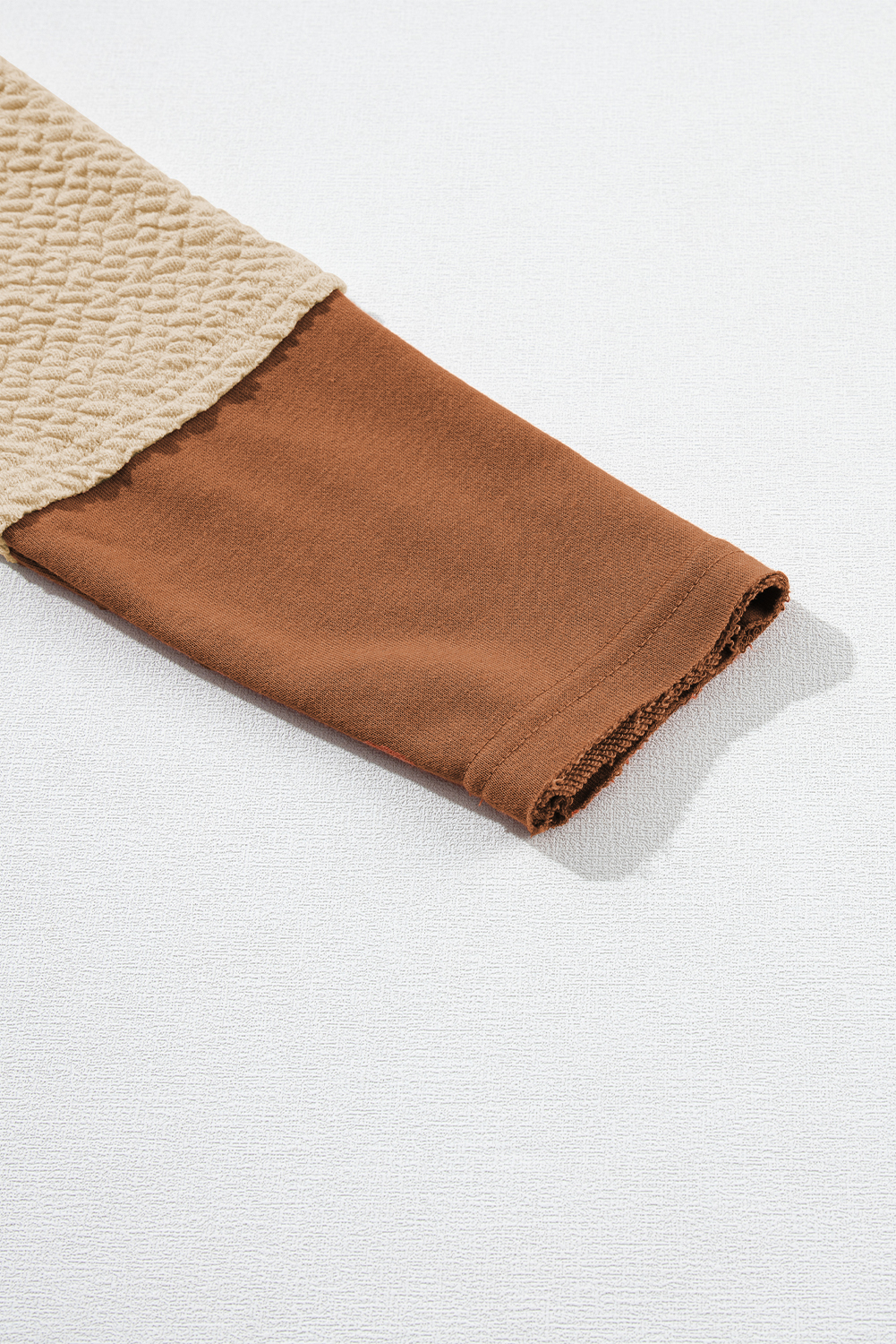 Raw Hem Hooded Sweatshirt, Comfortable Women's Daily Wear - Detail View 9 Raw Hem Hooded Sweatshirt, Comfortable Women's Daily Wear - Detail View 9