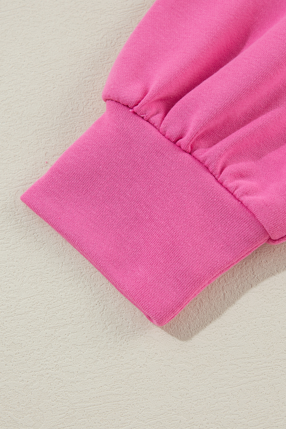 Coordinated Casual Wear: Round Neck Pullover and Wide-Leg Joggers in Bonbon Color - Detail View 13 Coordinated Casual Wear: Round Neck Pullover and Wide-Leg Joggers in Bonbon Color - Detail View 13