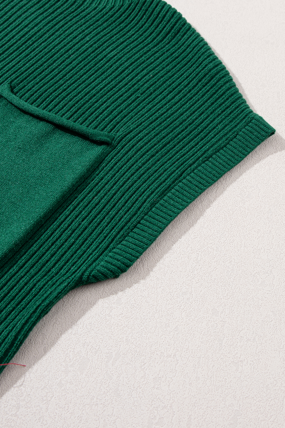 Women's Ribbed Knit Sweater, Casual Short Sleeve High Neck - Detail View 10 Women's Ribbed Knit Sweater, Casual Short Sleeve High Neck - Detail View 10