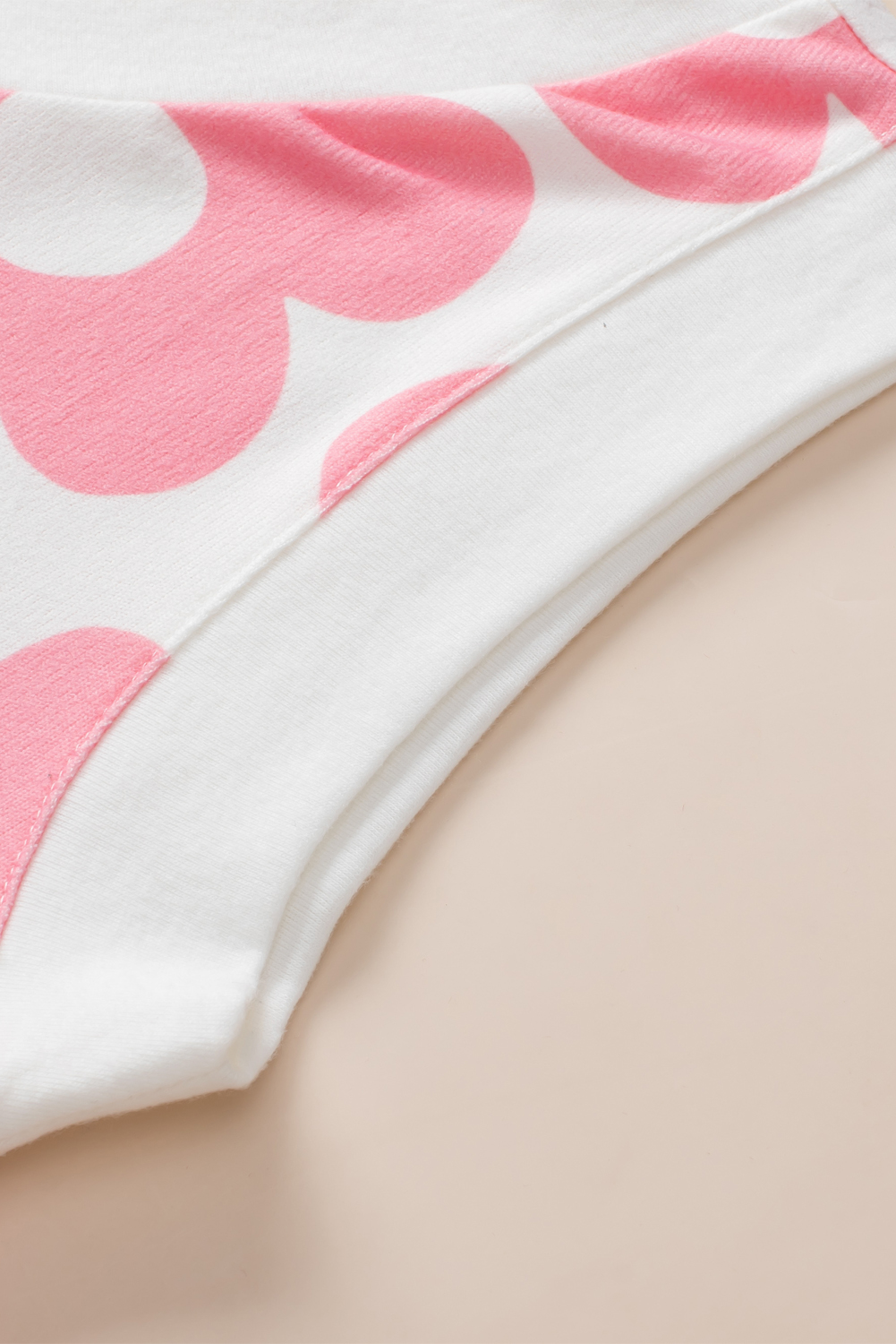 Women's Floral V Neck Tank, Pink Sleeveless Knit Summer Top - Detail View 13 Women's Floral V Neck Tank, Pink Sleeveless Knit Summer Top - Detail View 13