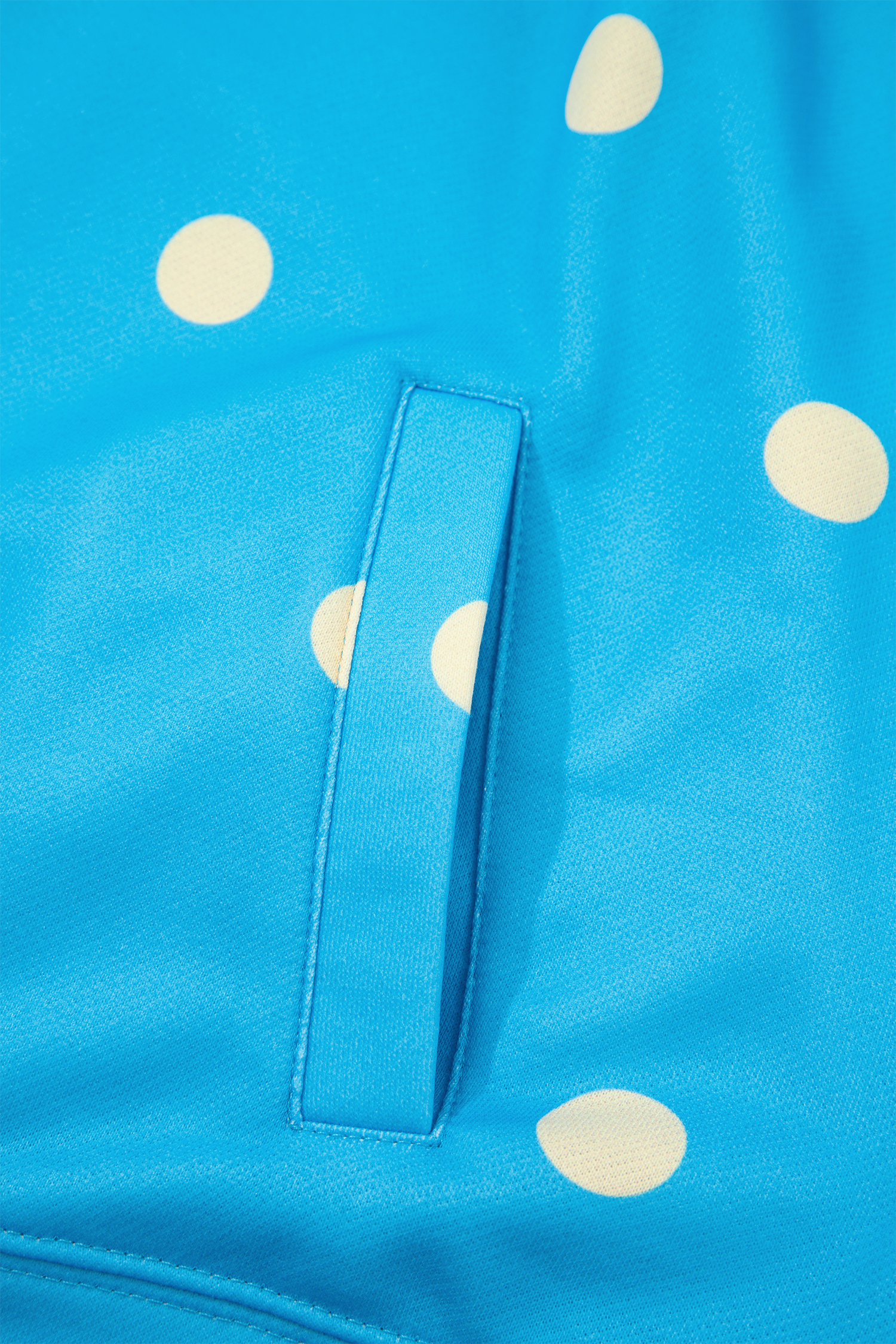 Women's Polka Dot Jogger Set, Casual Hooded Long Sleeve Fit - Detail View 10 Women's Polka Dot Jogger Set, Casual Hooded Long Sleeve Fit - Detail View 10