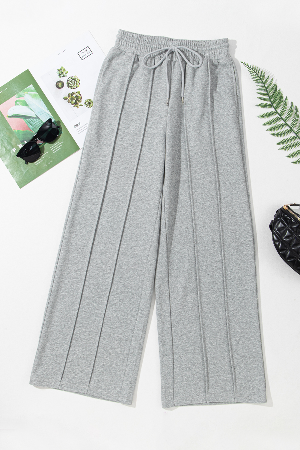 Comfortable Wide Leg Sports Pants - Perfect for Daily Exercises - Detail View 13 Comfortable Wide Leg Sports Pants - Perfect for Daily Exercises - Detail View 13