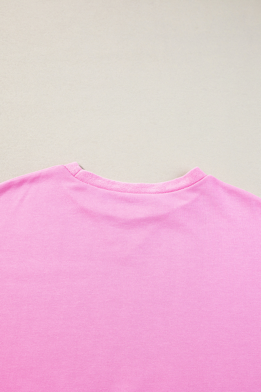 Comfortable and Stylish French Terry Top with Unique Colorblock Design - Perfect for Spring - Detail View 13 Comfortable and Stylish French Terry Top with Unique Colorblock Design - Perfect for Spring - Detail View 13