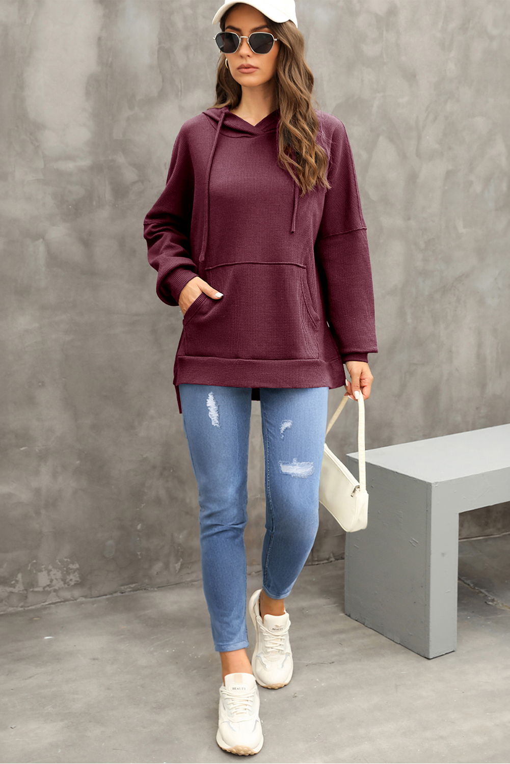 Cozy and Versatile Women's Fall & Winter Hoodie - Fleece Lined - Detail View 8 Cozy and Versatile Women's Fall & Winter Hoodie - Fleece Lined - Detail View 8