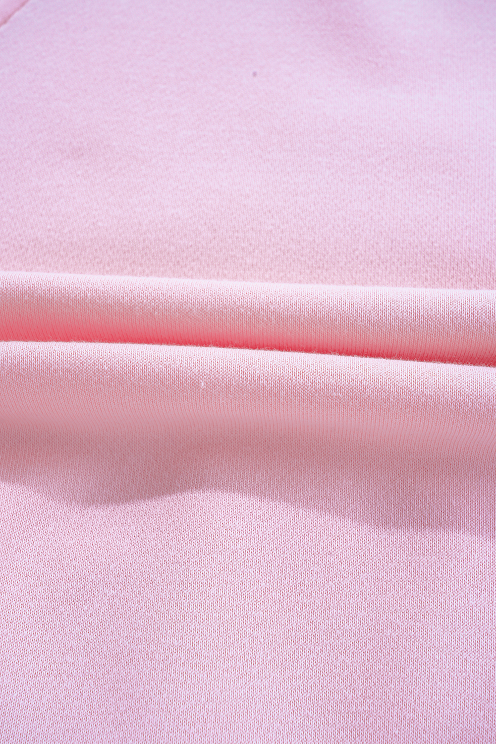 Cozy and Stylish Pink Sweatshirt with Hugs and Kisses Embroidery, Perfect for Daily Wear - Detail View 14 Cozy and Stylish Pink Sweatshirt with Hugs and Kisses Embroidery, Perfect for Daily Wear - Detail View 14