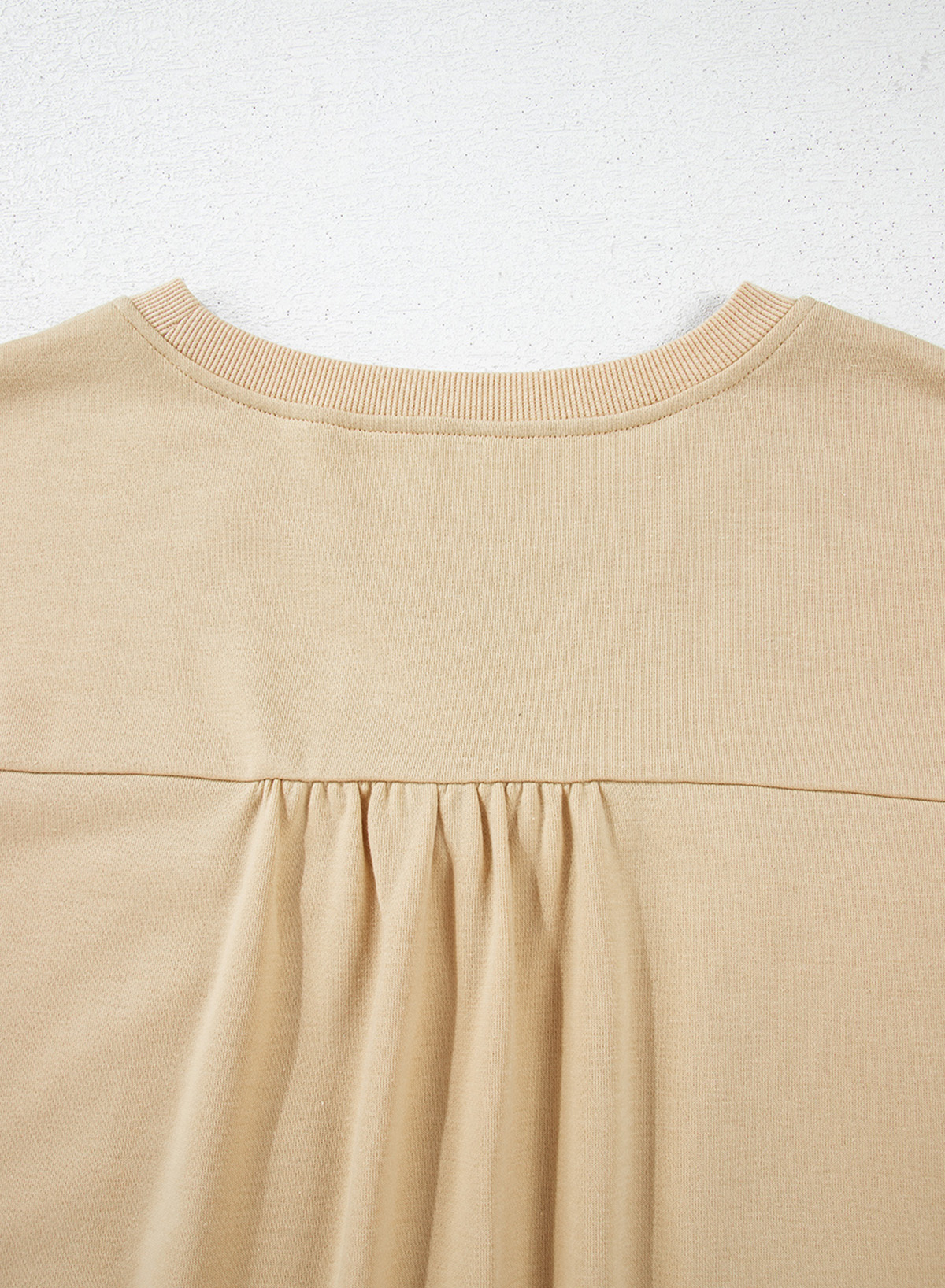 Comfortable Solid Color Plus Size Blouse - Perfect for Daily Wear in Summer - Detail View 7 Comfortable Solid Color Plus Size Blouse - Perfect for Daily Wear in Summer - Detail View 7