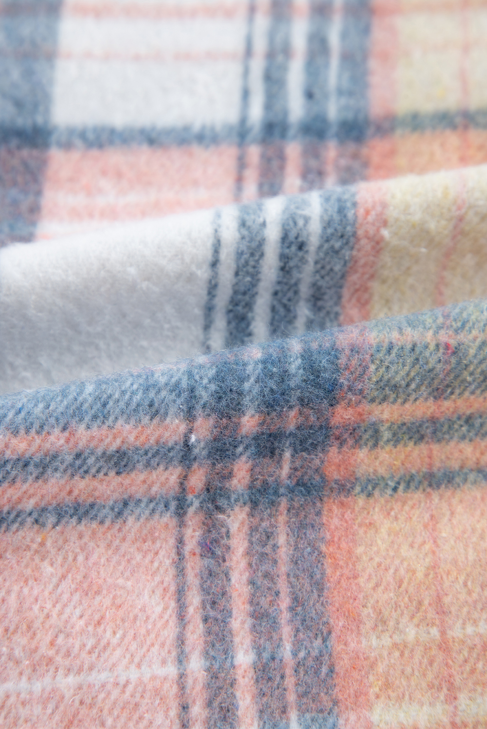 Casual Patchwork Plaid Shacket, Button Down Corduroy Top - Detail View 20 Casual Patchwork Plaid Shacket, Button Down Corduroy Top - Detail View 20