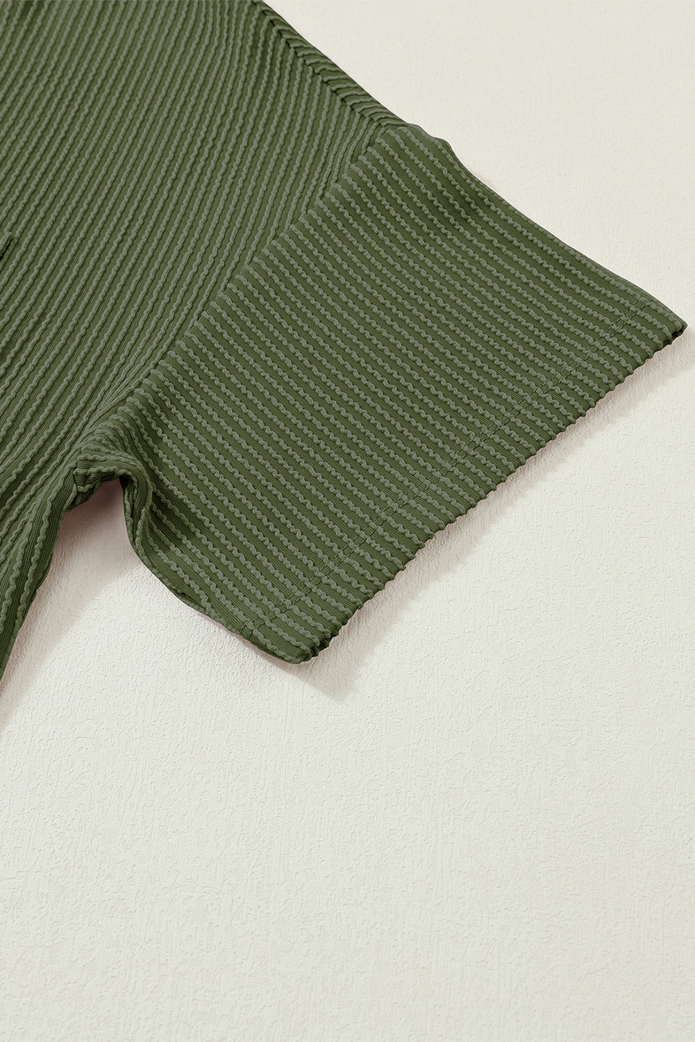 Jungle Green Pocket T-shirt, Women's Relaxed Casual Short Sleeve - Detail View 12 Jungle Green Pocket T-shirt, Women's Relaxed Casual Short Sleeve - Detail View 12