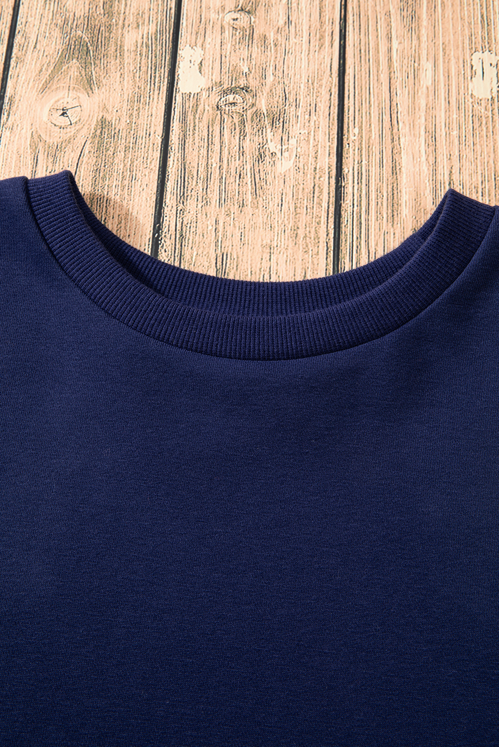 Versatile Navy Blue Pullover Sweatshirt with Relaxed Fit - Perfect for Daily Wear - Detail View 23 Versatile Navy Blue Pullover Sweatshirt with Relaxed Fit - Perfect for Daily Wear - Detail View 23