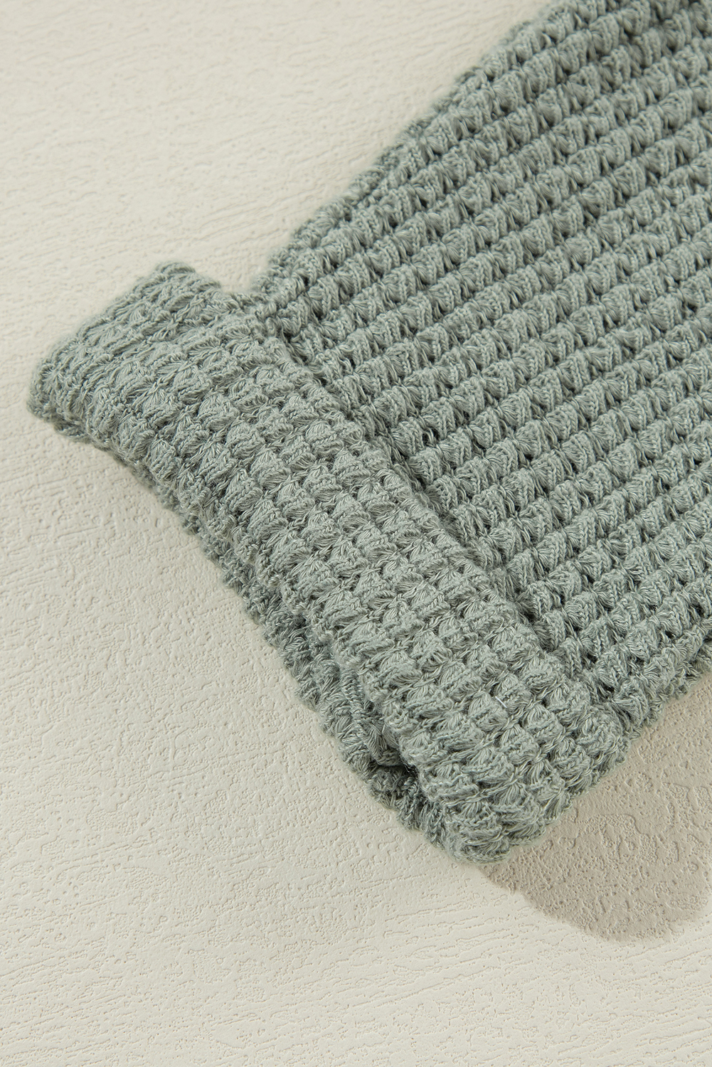 Women's Cardigan, Laurel Green, Waffle Knit, Open Front, Long Sleeve, Casual Style, Soft, Cozy, Versatile, Fall & Autumn, Daily Wear, Solid Color, Comfortable, Best Sellers, Sweaters & Cardigans - Detail View 10 Women's Cardigan, Laurel Green, Waffle Knit, Open Front, Long Sleeve, Casual Style, Soft, Cozy, Versatile, Fall & Autumn, Daily Wear, Solid Color, Comfortable, Best Sellers, Sweaters & Cardigans - Detail View 10