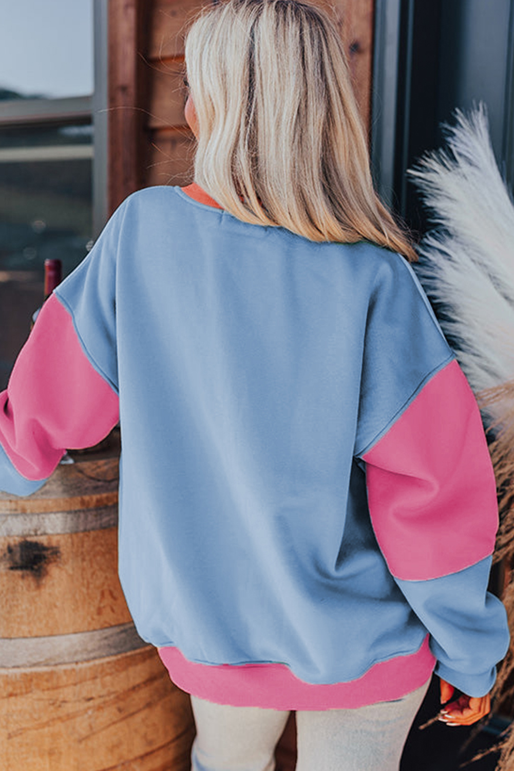 Relaxed Fit and Trendy Design - Perfect for Casual Daily Wear - Bright Pink - Detail View 3 Relaxed Fit and Trendy Design - Perfect for Casual Daily Wear - Bright Pink - Detail View 3