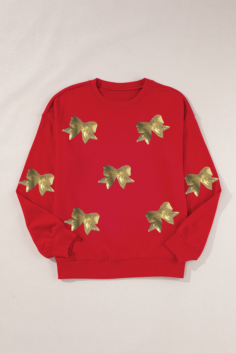 Cozy Long Sleeve Crewneck Sweater with Christmas Theme and Unique Design - Detail View 7 Cozy Long Sleeve Crewneck Sweater with Christmas Theme and Unique Design - Detail View 7