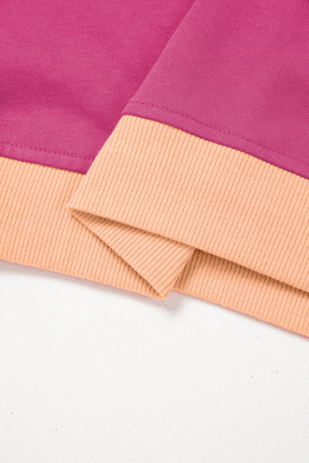Women's Rose Red Pullover Skort Set, Casual Two Piece Outfit - Detail View 10 Women's Rose Red Pullover Skort Set, Casual Two Piece Outfit - Detail View 10