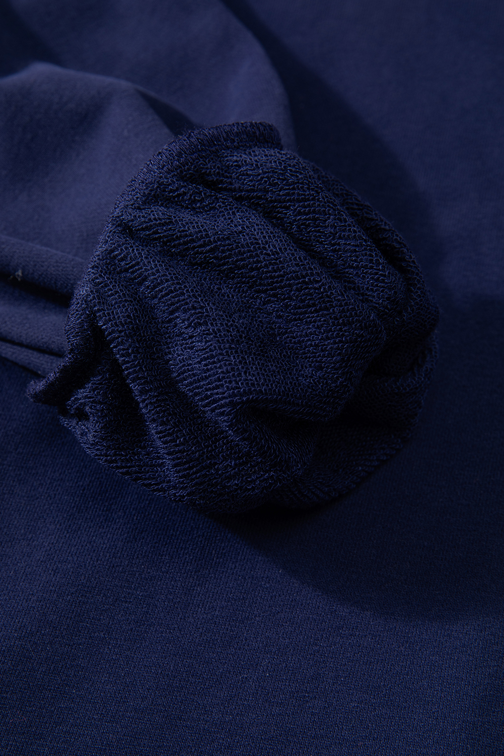 Women's Sweatshirt, Navy Blue, O Neck, High Low Hem, Casual Style, Comfortable Fit, Long Sleeve, Daily Wear, Solid Color, Versatile, Easy to Style, Tops, Sweatshirts & Hoodies, Winter Fashion, Laid Back Look - Detail View 24 Women's Sweatshirt, Navy Blue, O Neck, High Low Hem, Casual Style, Comfortable Fit, Long Sleeve, Daily Wear, Solid Color, Versatile, Easy to Style, Tops, Sweatshirts & Hoodies, Winter Fashion, Laid Back Look - Detail View 24