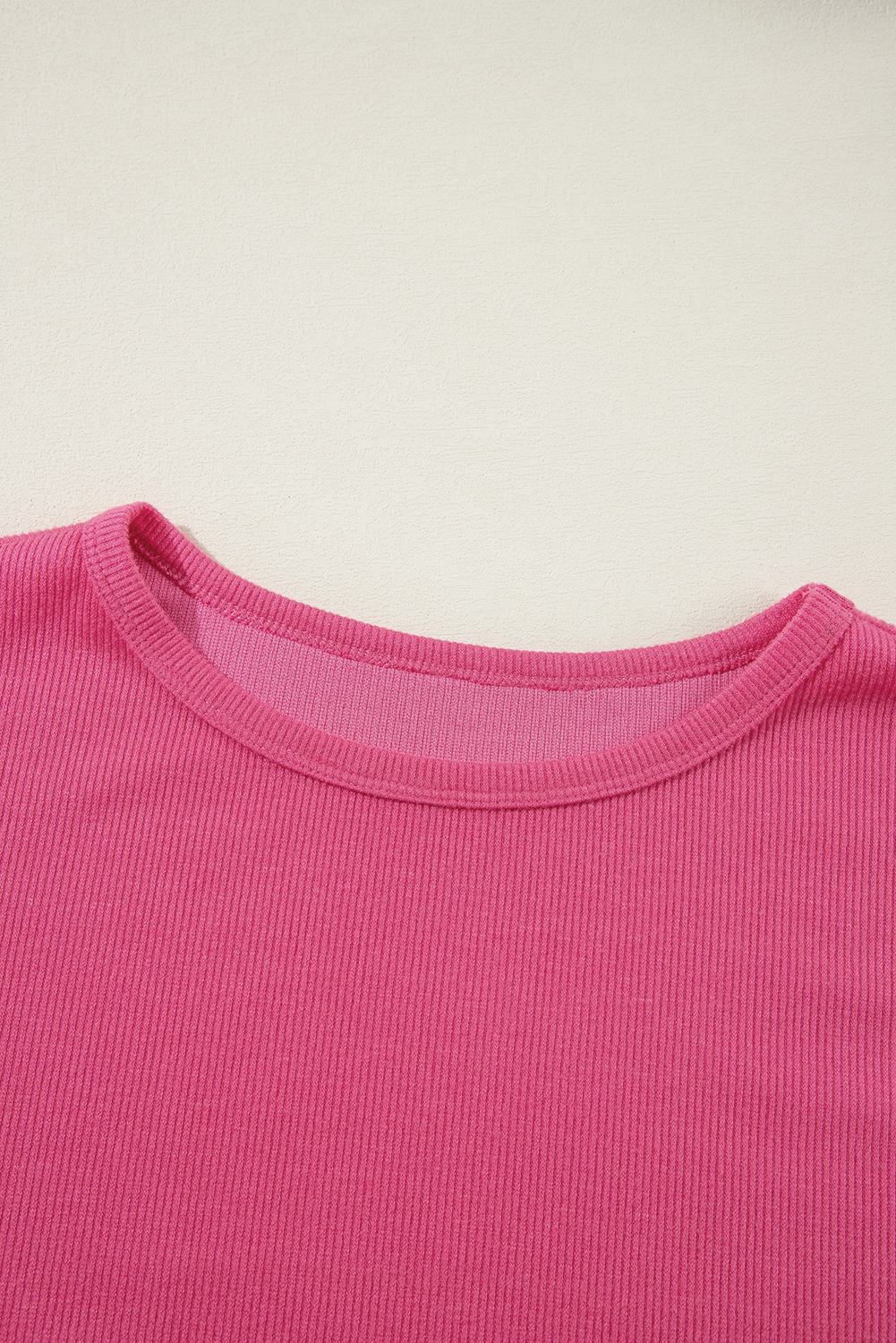 Add a touch of sophistication to your wardrobe with this Women's Sachet Pink Flower Patchwork Ruffled Sleeve Ribbed Knit Top. The trendy ruffled sleeves exude femininity and charm, while the relaxed drop shoulder style adds a casual vibe to the top. Made from a comfortable ribbed knit fabric blend of 55% polyester, 31% viscose, 12% polyamide, and 2% elastane, this blouse ensures all-day wear without compromising on style. The sophisticated patchwork design and floral print make it a standout piece for daily wear. The round neck adds a classic and timeless touch to the top, making it easy to pair with any bottoms. This country-style blouse is perfect for adding a touch of elegance to your winter wardrobe. - Detail View 9 Add a touch of sophistication to your wardrobe with this Women's Sachet Pink Flower Patchwork Ruffled Sleeve Ribbed Knit Top. The trendy ruffled sleeves exude femininity and charm, while the relaxed drop shoulder style adds a casual vibe to the top. Made from a comfortable ribbed knit fabric blend of 55% polyester, 31% viscose, 12% polyamide, and 2% elastane, this blouse ensures all-day wear without compromising on style. The sophisticated patchwork design and floral print make it a standout piece for daily wear. The round neck adds a classic and timeless touch to the top, making it easy to pair with any bottoms. This country-style blouse is perfect for adding a touch of elegance to your winter wardrobe. - Detail View 9