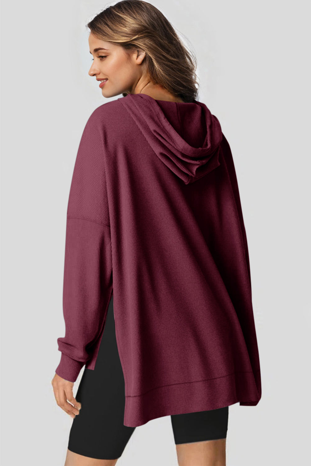 Cozy and Versatile Women's Fall & Winter Hoodie - Fleece Lined - Detail View 3 Cozy and Versatile Women's Fall & Winter Hoodie - Fleece Lined - Detail View 3