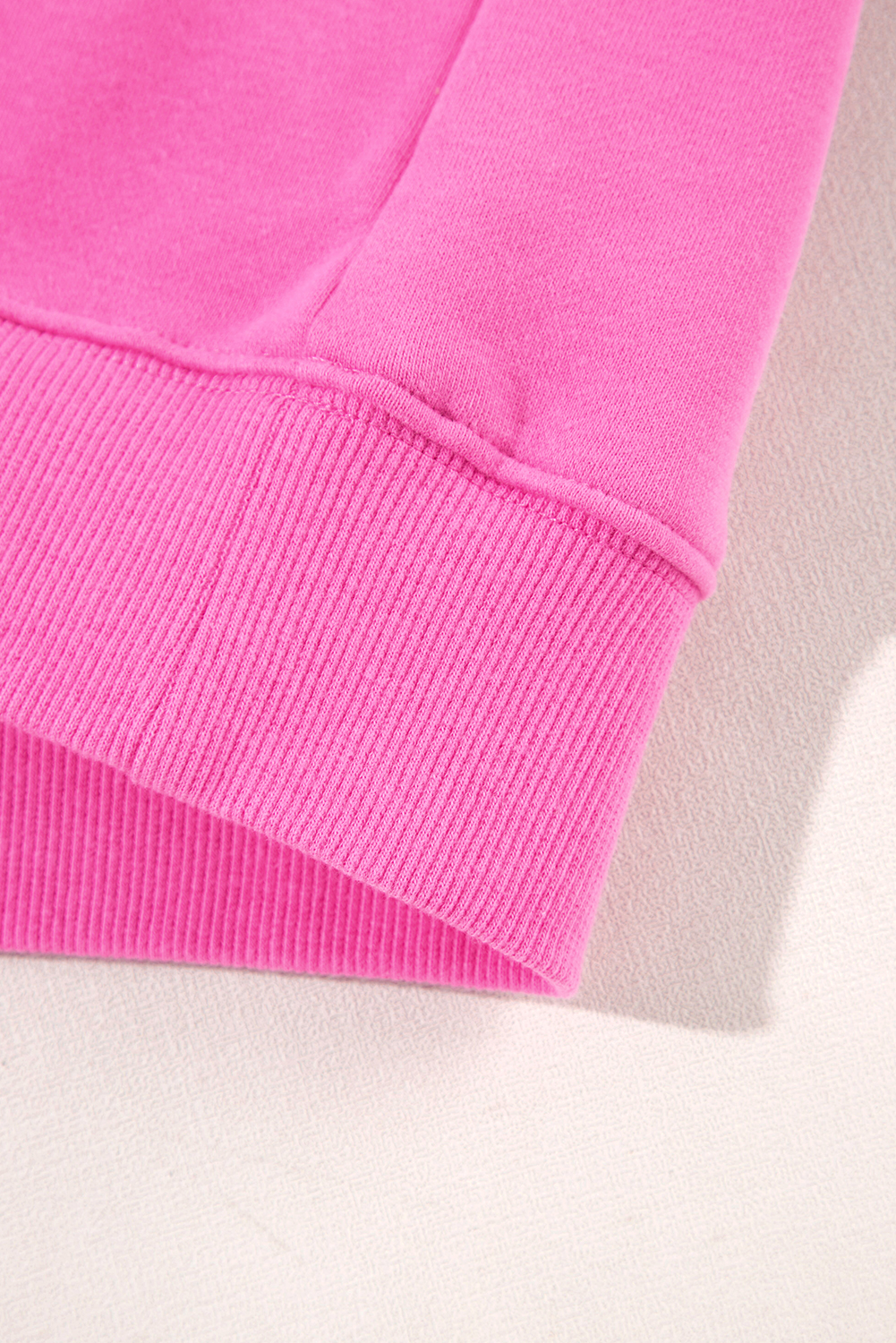 Versatile Women's Winter Sweatshirt - Solid Color, Fleece Lined for Warmth - Detail View 8 Versatile Women's Winter Sweatshirt - Solid Color, Fleece Lined for Warmth - Detail View 8