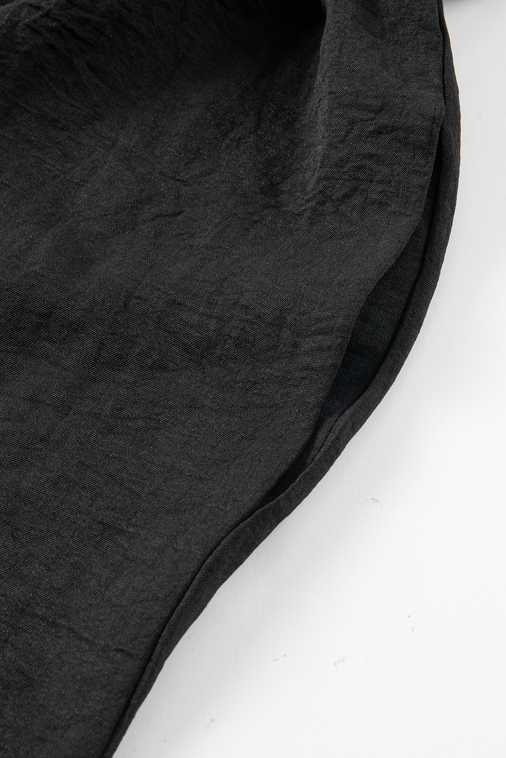 Women's Smocked Romper, Casual Sleeveless Black Summer Playsuit - Detail View 7 Women's Smocked Romper, Casual Sleeveless Black Summer Playsuit - Detail View 7