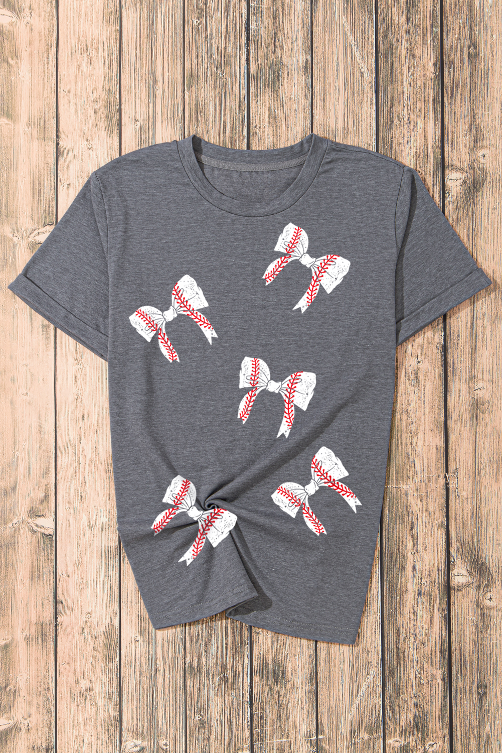 Casual Summer T-Shirt: Girlish Style with Trendy Ball Seam Design - Detail View 8 Casual Summer T-Shirt: Girlish Style with Trendy Ball Seam Design - Detail View 8