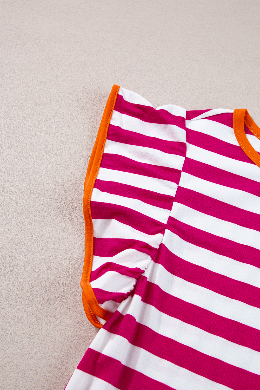 Classic Striped Blouse with Feminine Touch - Perfect for Daily Wear - Detail View 8 Classic Striped Blouse with Feminine Touch - Perfect for Daily Wear - Detail View 8