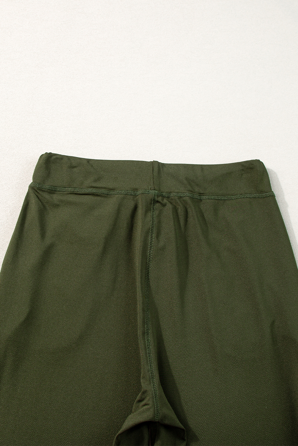 Women's Moss Green Joggers, Casual Drawstring Waist Pants - Detail View 16 Women's Moss Green Joggers, Casual Drawstring Waist Pants - Detail View 16