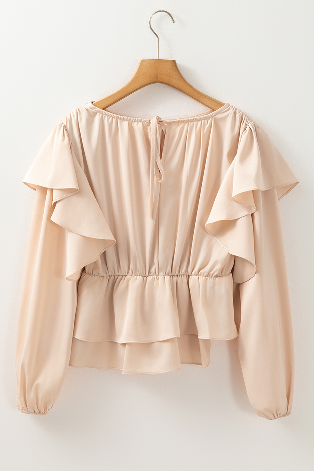 Fashion-forward Long Sleeve Blouse for Office and Date Night – Puff Sleeves Design - Detail View 11 Fashion-forward Long Sleeve Blouse for Office and Date Night – Puff Sleeves Design - Detail View 11