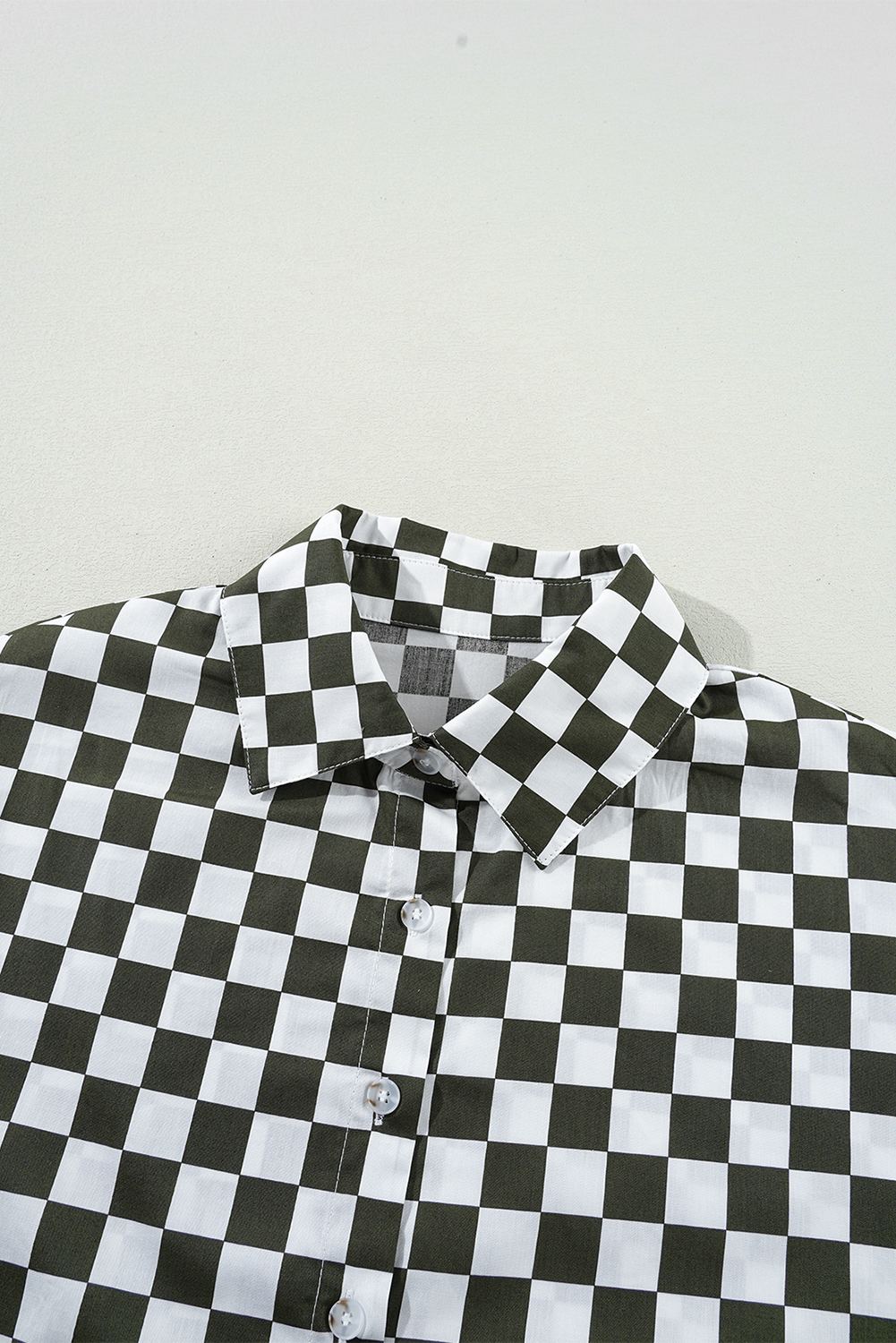 Trendy Drop Shoulder Women's Shirt - Perfect for Casual Spring Outfits - Detail View 7 Trendy Drop Shoulder Women's Shirt - Perfect for Casual Spring Outfits - Detail View 7