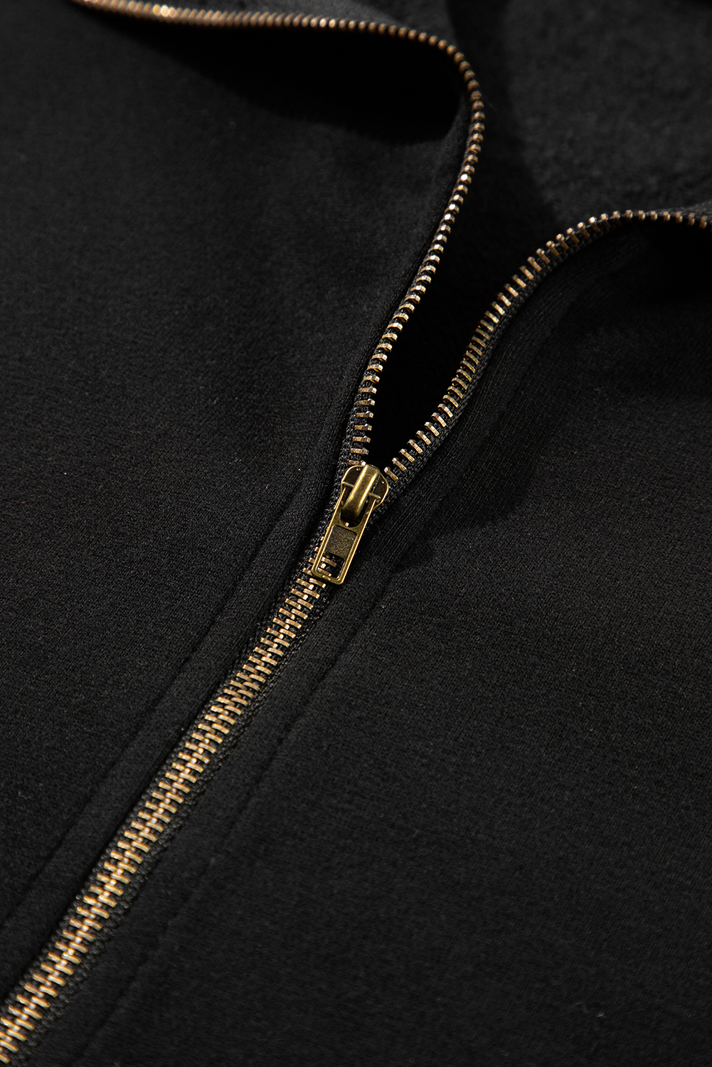 Women's Hoodie, Black, Fleece Lined, Half Zipper, Kangaroo Pockets, Loose Fit, Casual, Chic, Fleece Lining, Warm, Versatile, Easy to Pair, Hoodies, Sweatshirts & Hoodies - Detail View 12 Women's Hoodie, Black, Fleece Lined, Half Zipper, Kangaroo Pockets, Loose Fit, Casual, Chic, Fleece Lining, Warm, Versatile, Easy to Pair, Hoodies, Sweatshirts & Hoodies - Detail View 12