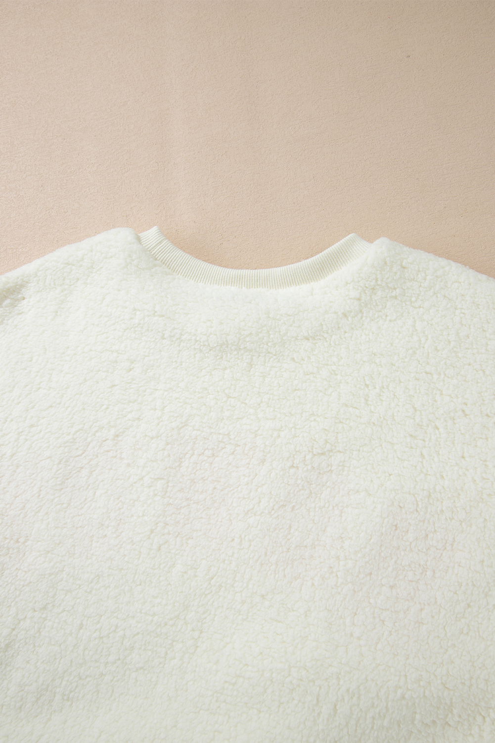 Casual Crew Neck Sweatshirt with Fun HOWDY Patch - Perfect for Daily Wear - Detail View 10 Casual Crew Neck Sweatshirt with Fun HOWDY Patch - Perfect for Daily Wear - Detail View 10