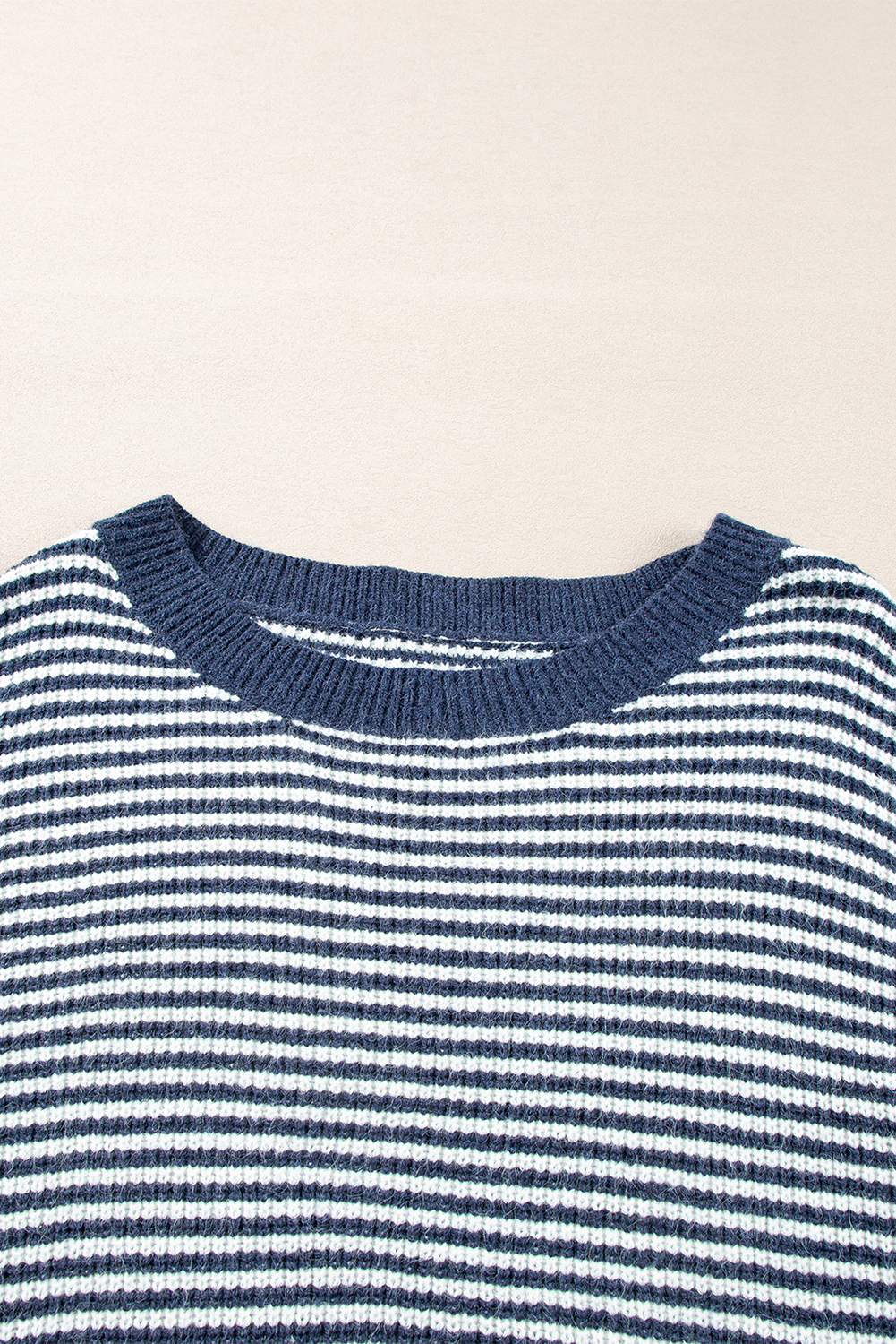 Stay Warm and Stylish with this Casual Sail Blue Sweater - Long Sleeves with Drop Shoulder - Detail View 8 Stay Warm and Stylish with this Casual Sail Blue Sweater - Long Sleeves with Drop Shoulder - Detail View 8