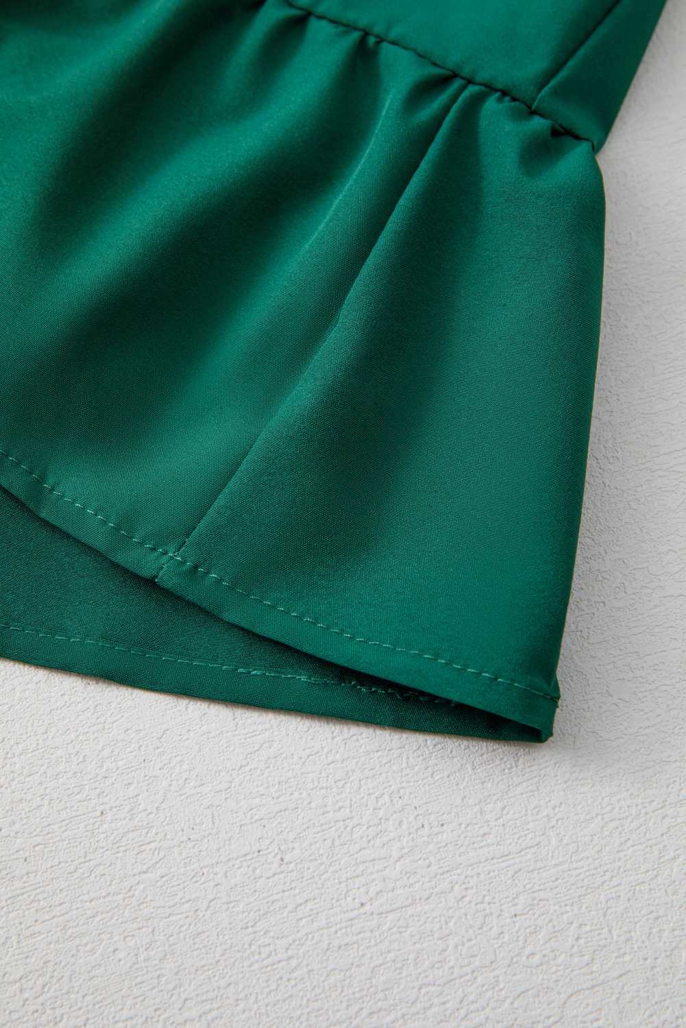 Festive Evergreen Nutcracker Sequin Shift Dress - Elegant Collar and Smocked Sleeves - Detail View 10 Festive Evergreen Nutcracker Sequin Shift Dress - Elegant Collar and Smocked Sleeves - Detail View 10