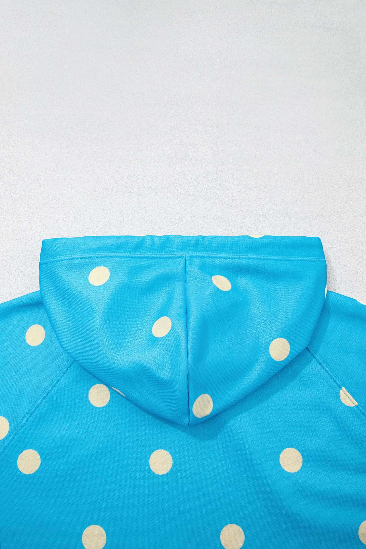 Women's Polka Dot Jogger Set, Casual Hooded Long Sleeve Fit - Detail View 13 Women's Polka Dot Jogger Set, Casual Hooded Long Sleeve Fit - Detail View 13